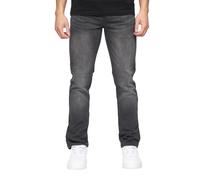 Crosshatch Mens Svelte Stretch Jeans (Washed Grey) - Charcoal - Size 36 Short