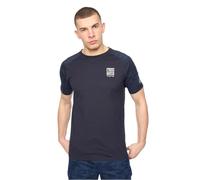 Crosshatch Mens T-Shirt Crew Neck Short Sleeve Tee Designer Print Cotton Top Navy S