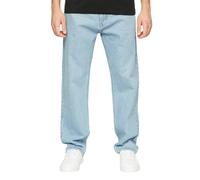 Crosshatch Mens Tillman Stone Wash Baggy Jeans - Light - Light - 36R