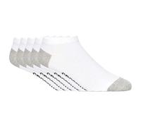 Crosshatch Mens Trainer Socks (Pack of 5) - White/Grey/Black - White/Grey/Black - 6 UK-11 UK