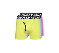 Crosshatch Mens Trioglow Bright Boxer Shorts (Pack of 3) / N/A N/A BG1201