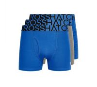 Crosshatch Mens Typan Boxer Shorts (Pack of 3) (Blue) - Size Medium