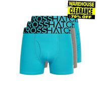 Crosshatch - Men's 'TYPAN' Boxers 3pk - Teal