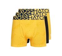 Crosshatch Men's Typan Boxers 3pk in Yellow | Size: XL Crosshatch Yellow XL