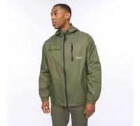 Crosshatch Mens Utilate Jacket in Green Nylon - Size Small