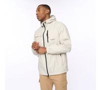 Crosshatch Mens Utilate Jacket in Stone Nylon - Size Large