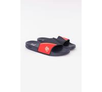 Crosshatch Mens Ventamoore Sliders - Navy/Red - 8 UK - Navy/Red - 60% Pvc/30% EVA Foam/10% Synthetic