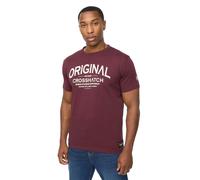 Crosshatch Mens Vintarge T-Shirt - Raisin Purple - M - Raisin Purple