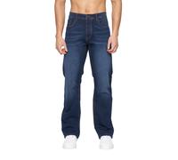 Crosshatch Mens Winsbury Bootcut Jeans (Dark Wash) - Navy/Blue - Size 40 Regular
