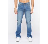 Crosshatch Men's Winsbury Bootcut Jeans in Mid Blue | Size: 38R Crosshatch Mid Blue 38R