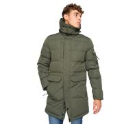 Crosshatch Milwaka Long Jacket Men's - Olive - Size XL