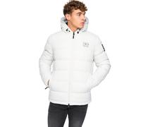 Crosshatch Mens Pitsburg Padded Hooded Jacket Putty L