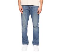 Crosshatch Mens Princed Belted Jeans Light Wash 30/32