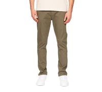 Mens Slim Fit Chinos - Crosshatch Roysden Stretch Casual Cheap Pants Trousers