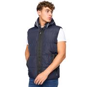 Crosshatch Sandbox Men's Hooded Gilet Men's Trainers, Size M In Navy