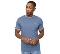 Crosshatch Shellworth Men's T-Shirt | T-Shirt | Denim Blue | UK Size Medium