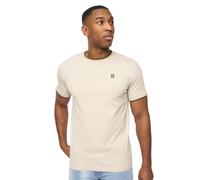 Crosshatch Shellworth Men's T-Shirt | T-Shirt | Light Stone | UK Size Large