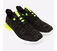 Crosshatch Smitlay Men's | Slippers | Black/Green | UK Size 7