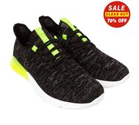 Crosshatch Smitlay Men's | Slippers | Black/Green | UK Size 7