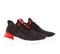 Crosshatch Smitlay Mve Men's Trainers Size: 7 Colour : Black/Red