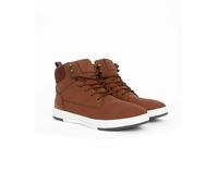 Crosshatch Mens Staiger Hi-Top Trainers Tan 8