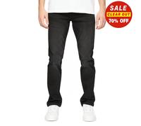 Crosshatch Mens New Svelte Slim Stretch Jeans Blackwash 30/30