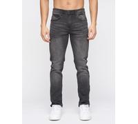 Crosshatch Men's Svelte Slim Fit Stretch Jeans in Grey | Size: 38R Crosshatch Grey 38R