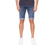 Crosshatch Mens Tadcaster Mens Denim Shorts Mid Wash 36