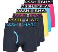 Crosshatch Trioglow Men's 6 Pack Multi-Color Boxer Gift Set - XL