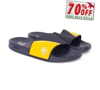 Crosshatch Men's Ventamoore Sliders in Yellow | Size: 6-Standard Fit Crosshatch Yellow 6-Standard Fit