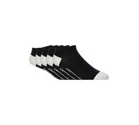 Crosshatch Vitalblack Trainer Socks 5pk Black - ONE SIZE
