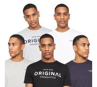 Crosshatch Wester 5Pk T-Shirts Men's | T-Shirt | Assorted | UK Size Small