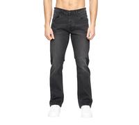 Crosshatch Winsbury Bootcut Jeans Black Wash - W34 L34