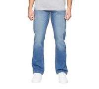 Crosshatch Winsbury Bootcut Jeans Men's | Boots | Blue | UK Size W32 L34 In Blue