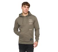 Crosshatch Womens Mens Moules Hoodie (Olive) - Size Large