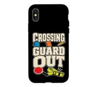 Crossing Guard Out Elementary School Safety Patrol Gift Case for iPhone X/XS