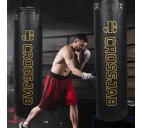 CROSSJAB 3ft, 4ft, 5ft Punch Bag Boxing Training Heavy Duty EMPTY-UNFILLED Kickboxing MMA Grappling Muay Thai Karate BJJ, Adult Home Gym Fitness - 1 Year Warranty (4ft)