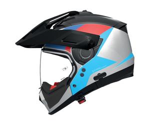 Crossover Helmet Nolan N70-2 X TURBINE 350 Bianco / Nero / Blu / Rosso