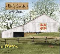 Crossroads Home 2026 Billy Jacobs Large Monthly Wall Calendar with Rustic Country Farmhouse Pictures - Scenic Country Landscapes And Farmhouse Style Illustrations
