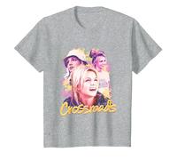 Crossroads Triple Brit Tee T-Shirt, Youth, Heather Grey, Small