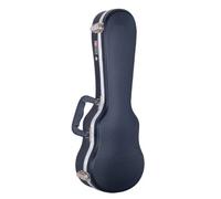 Crossrock, 0-String Soprano Ukulele, Super Lightweight ABS Molded Hard Case in Black, (CRA860SUBK)