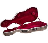 Crossrock ABS Cello Case for 4/4 or 3/4 Size | Champagne Matte Finish, Molded Shell with Wheels & Backpack Straps - Everyday Lightweight Hard Case