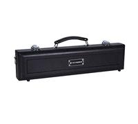 Crossrock ABS Hard-shell Case for Standard C Foot Flute with Single Shoulder Strap-Black(CRA862FLBK)