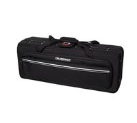 Crossrock Bb Tenor Saxophone Foam Case | Lightweight Black Gig Bag with Modern Fabric, Plush Interior & Storage Compartments (CRP300TSBK-R)