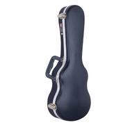 Crossrock CRA800CUBK Concert ABS Molded Ukulele Case, Black