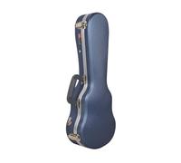 Crossrock CRA800SUBL ABS Soprano Ukulele Hard-Shell Case, Blue