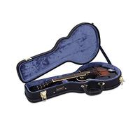 Crossrock Deluxe Wood Hard Case for F-style Mandolin, Black(CRW600MFBK)