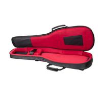 Crossrock Electric Guitar Gig Bag for Strat, Tele, & Les Paul Shaped Guitars | 0.8" High-Density Foam, 1680D Double-Ply Nylon| Lightweight, Padded Protection with Storage - Black (CRSG208EBK)
