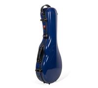 Crossrock Fiberglass F-Style Mandolin Case, with Accessory Compartment, Backpack Straps, TSA Lock-Navy Blue (CRF2020MFNVBL)