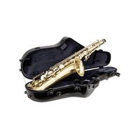 Crossrock Fiberglass Tenor Saxophone Case | Glossy Black Finish | Reinforced Shell, Upgraded Interior, TSA Lock, Backpack Straps - Pro Travel Protection- Black(CRF2020TSBK)